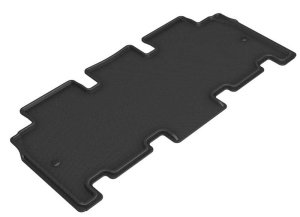 Chrysler Pacifica Floor Mat - Rear - 3D MAXpider - Kagu - Black - `21-`22
